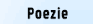 Poezie